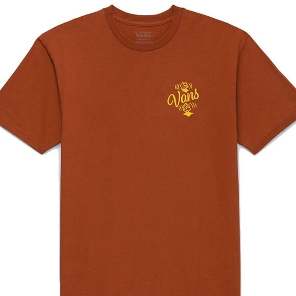 Vans Sixty Sizers S/S T-Shirt- Burnt Henna - Picture 2 of 5